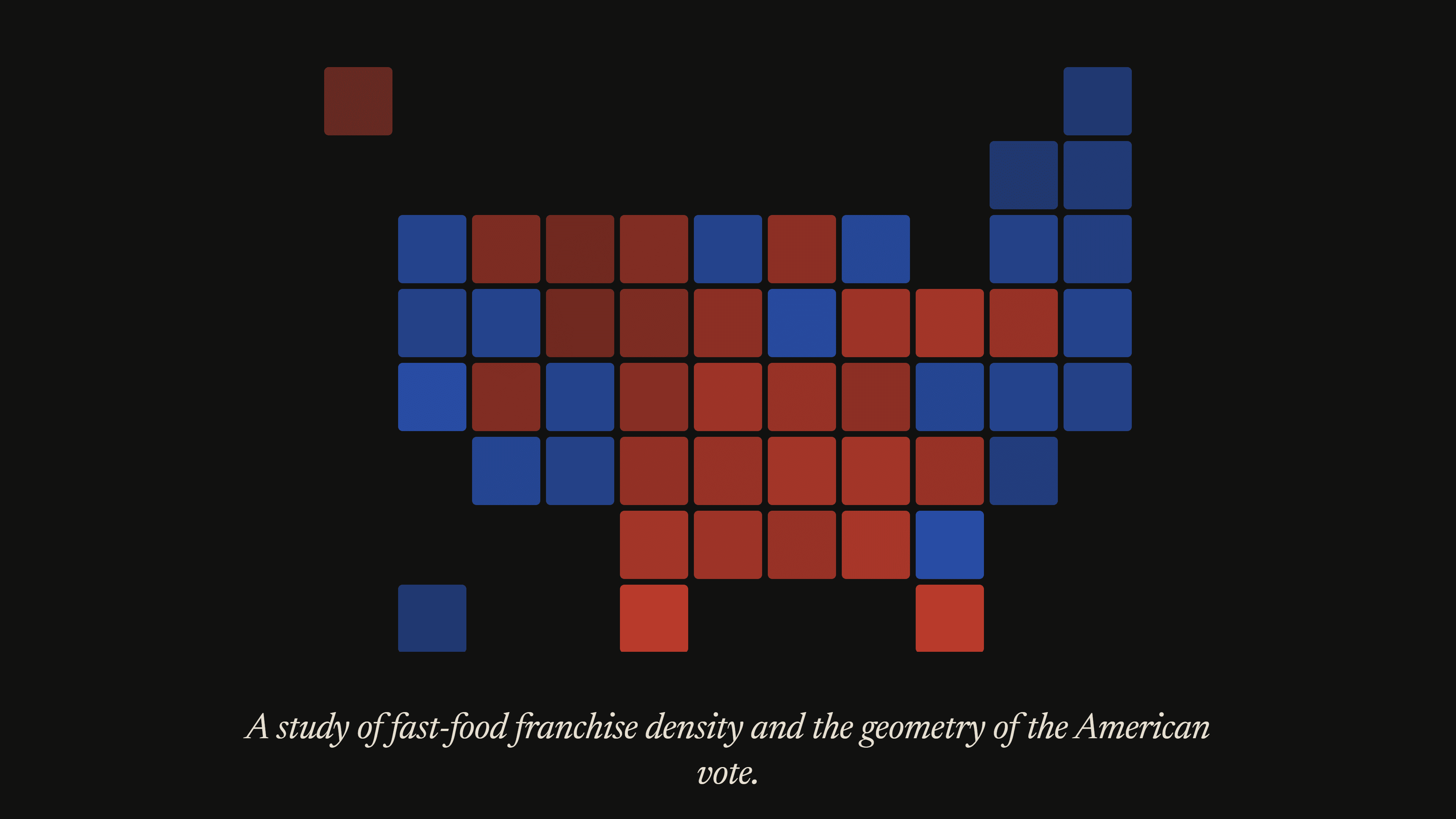 Can Fast Food Predict How a State Votes? preview